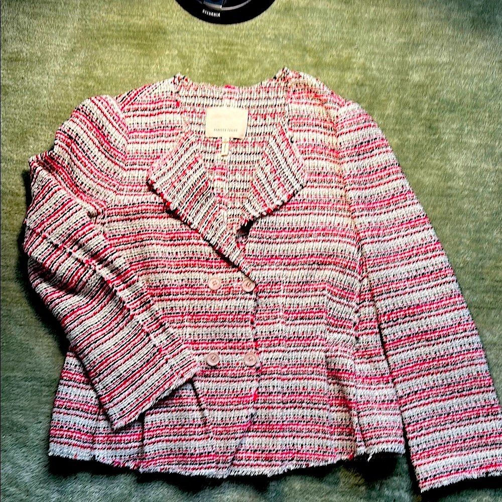 Rebecca Taylor Multicolor Tweed Jacket